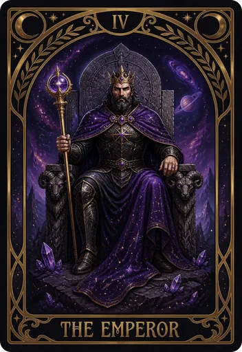 The Emperor tarot card