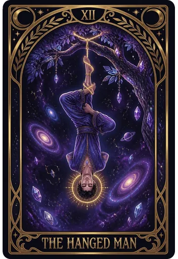 The Hanged Man tarot card