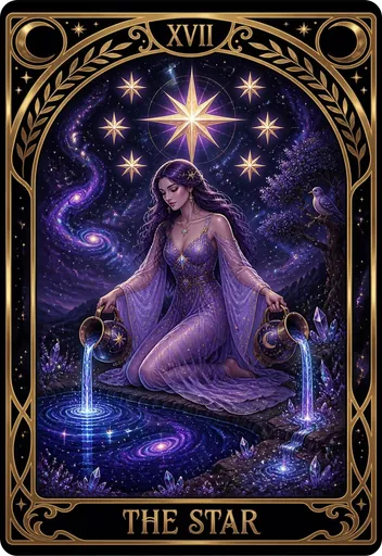 The Star tarot card